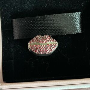 Pandora Red Lips Charm